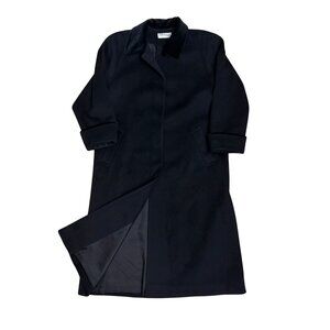 VINTAGE WOOL Forecaster of Boston Long Trench Winter Business Pea Coat Womens 10